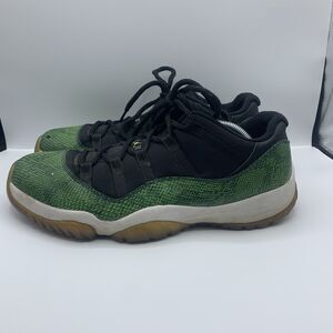 Nike Air Jordan 11 Retro Low Nightshade Green Snakeskin Size 12 #528895-033